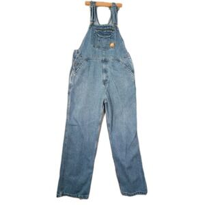 Bear River Workwear Denim Bib Overalls 38x30 Y2K Carpenter Workwear USA